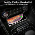 Car Wireless Charger Silicone Non Slip Pad for iPhone 15 14 13 12 Car Wireless Phone Chargers Fast Charging Station.