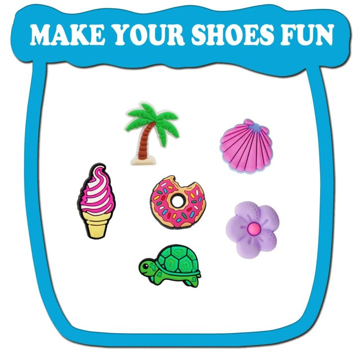 8/30/60/100/200/400pcs%20Random%20Series%20Shoe%20Charms%20Set%20For%20Clogs%20Bogg%20Bag%20Bubble%20Slides%20Sandals,%20PVC%20Shoe%20Decorations%20Beach%20Bag%20-%20Image%203