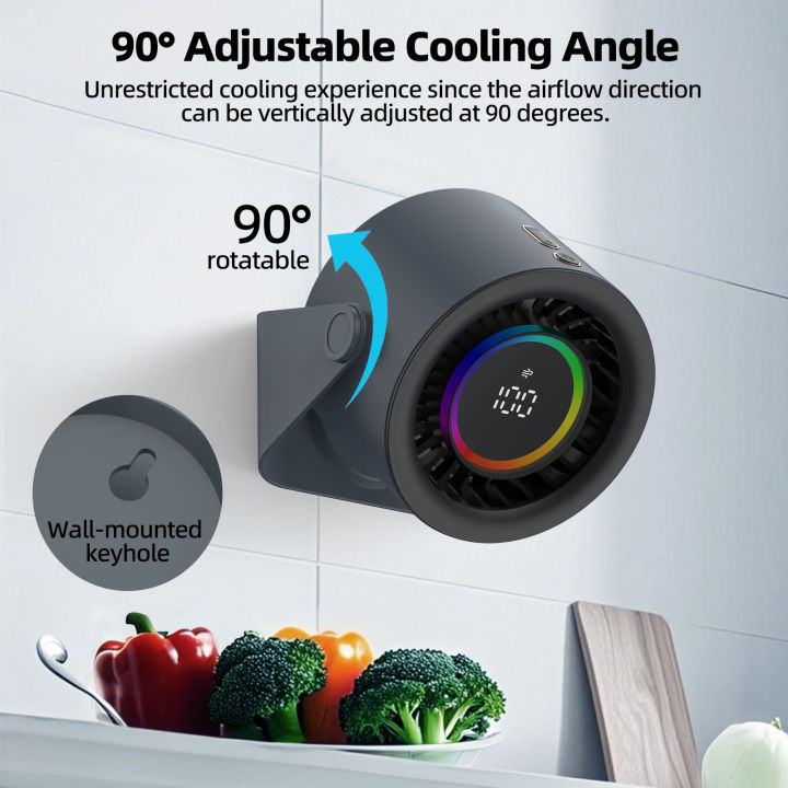 GOOJODOQ%20Desktop%20Fan%204000mAh%20Silent%20Adjustable%20Speed%20%E2%80%8B%E2%80%8BAir%20Circulation%20Fan%20100%20Speeds%20with%20Digital%20Display%20Wall%20Mountable%20-%20Image%205
