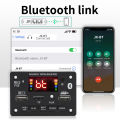 Without an amplifier Bluetooth 5.3 Decoder Board DIY Microphone FM Radio TF USB Car Audio Music Player Speakers Volume Control. 