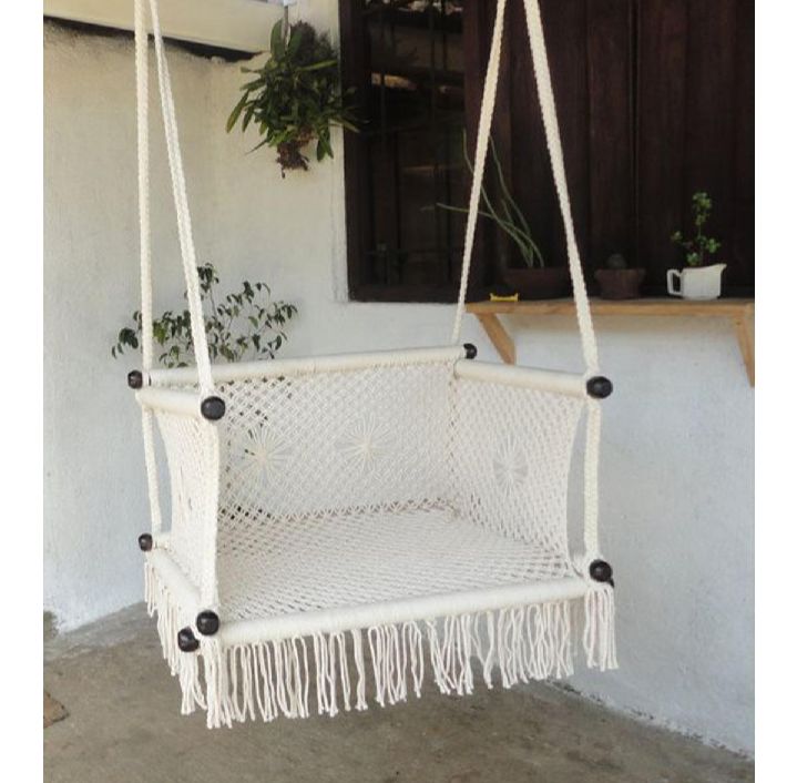 SQUARE Chair Swing For all age people 100 kg weight capacity