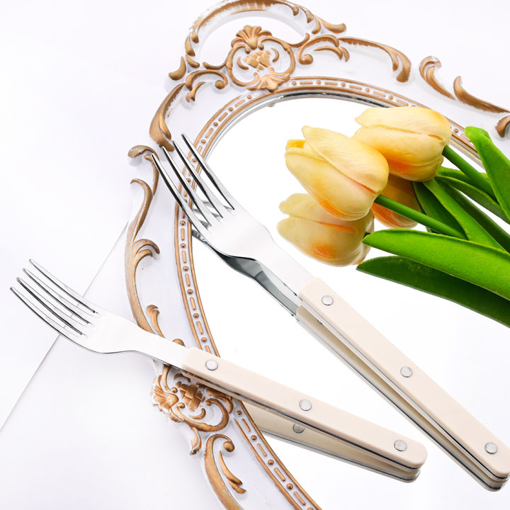 Beige%20Silver%204/16Pcs%20Dinnerware%20Acrylic%20Handle%20Knife%20Fork%20Spoon%20Set%20Stainless%20Steels%20Cutlery%20Set%20Western%20Dinner%20Kitchen%20Flatware%20-%20Image%203