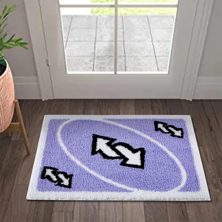 VIKAMA%20UNO%20Poker%20Aesthetic%20Door%20Mat%20Faux%20Cashmere%20Bedroom%20Bedside%20Rug%20Bathroom%20Absorbent%20Warm%20Floor%20Mat%20Bathroom%20Foot%20Mat%20-%20Image%204