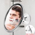 360° Rotatable Shower Mirror Bathroom Fogless Makeup Mirror With Holder Suction Cup Anti-Fog Mirror for Shaving Makeup Showering. 