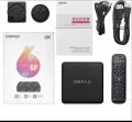 Evpad 6P android TV Box (Brand New Box Pack)

4Gb original Ram

64Gb original memory

Android 10

Compatible with all LED TV

HDMI supported

Voice control remote

Complete Box including HDMI Cable + Power

Adapter + Voice control remote. 