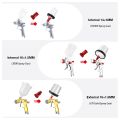 6 Models Spray  Cup Adapter HVLP Paint Sprayer No-clean Cup Connector Portable Spray  Disposable Pot Conversion Tool. 