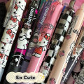 6Pcs/Set Kawaii Sanrio Kuromi Hello Kitty 0.5mm Gel Pens Set Cute Black Pen Cartoon School Student Stationery Supplies Gift. 