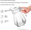 Delisoga Modern Transparent Diamond Shape Drinking Glass Set With Jug | Drinkware. 