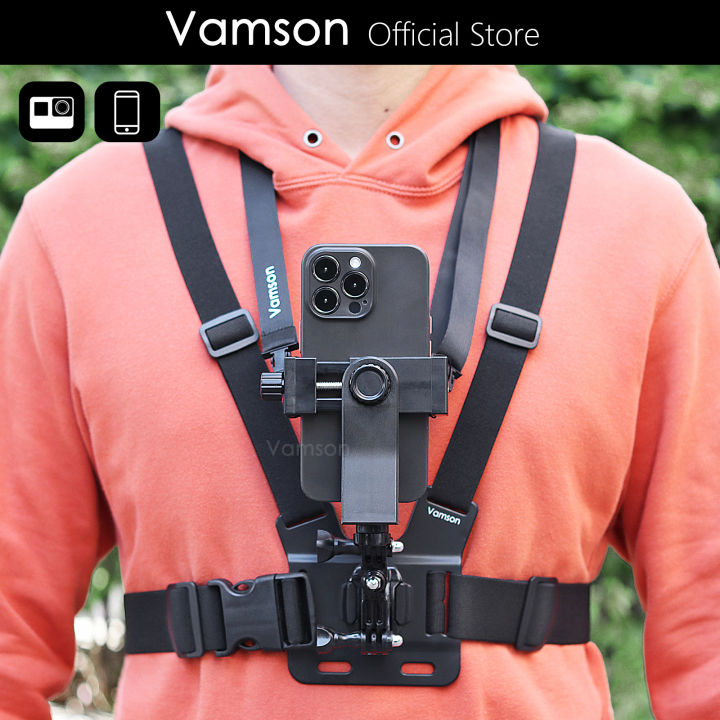 Vamson%20Smartphone%20Chest%20Strap%20Stand%20360%C2%B0%20Rotatable%20Cell%20Phone%20Holder%20Mount%20Adapter%20for%20iphone%20for%20Samsung%20Moblie%20Phones%20Stander%20-%20Image%202