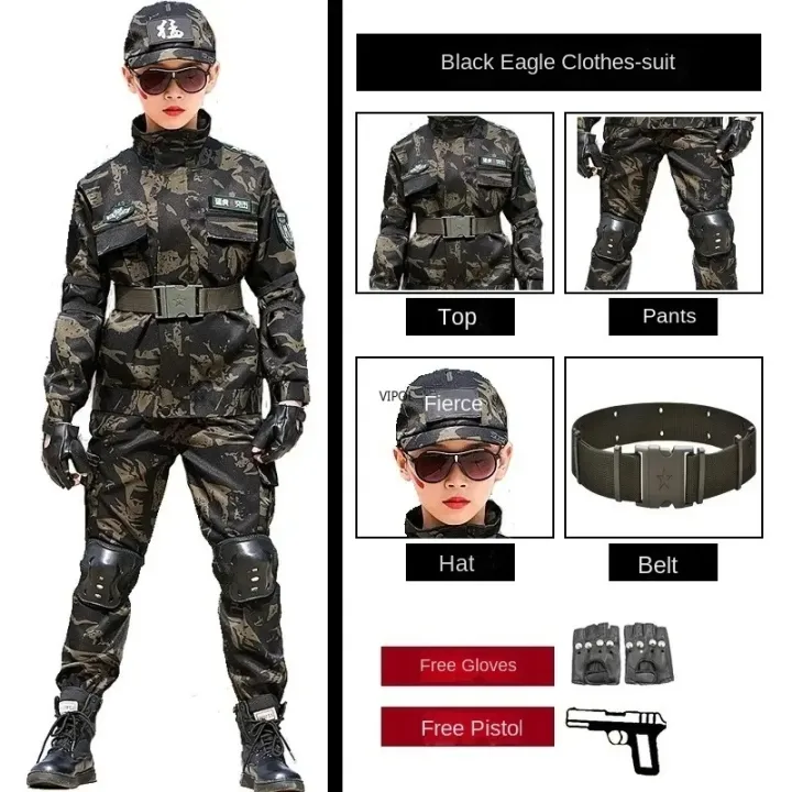 Tactical%20%20Uniform%20for%20Children's%20Day%20Camouflag%20Disguise%20Adult%20Halloween%20Costume%20for%20Kid%20Girl%20Scout%20Boy%20Soldier%20%20Suit%20-%20Image%207