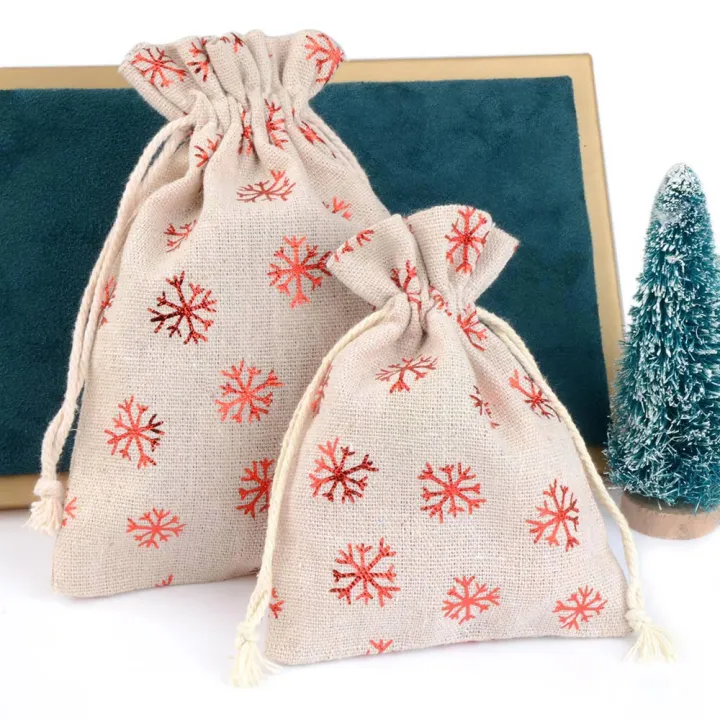 10pcs/lot%20Linen%20Christmas%20Cotton%20Bags%20%2010x14%2013x18cm%20Candy%20Gifts%20Jewelry%20Packaging%20Bags%20Drawstring%20Gift%20Bag%20&%20Pouches%20-%20Image%205
