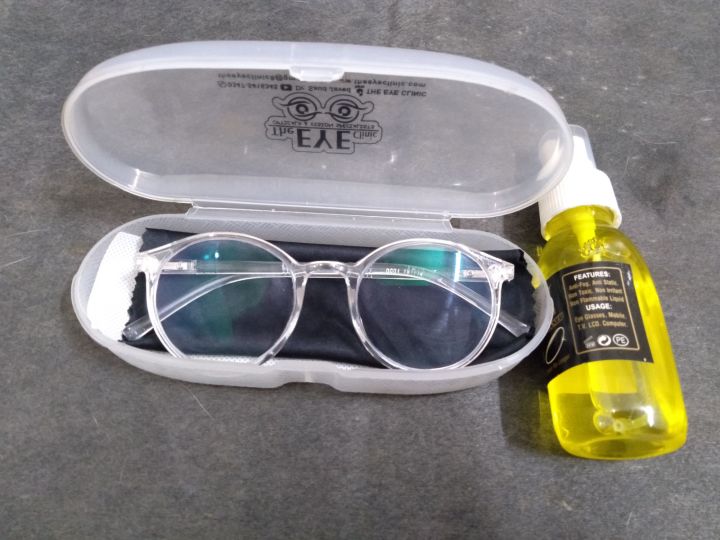 Transparent Anti Blue Light Computer Glasses for Enhanced Protection Fashion Glasses