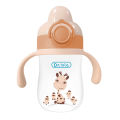 Dr.isla Baby Bottle 300ML Baby Feeding Cup With Straw Children Learn Feeding Drinking Bottle Kids Training Cups BPA Free. 