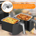 50 Pcs Tin Foil Tray Aluminum Foil Trays Reusable Foil Baking Pans Disposable Food Container Non-Stick BBQ Trays for Cooking BBQ.