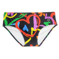 Men's Swim Briefs  Swimming Short Water Sport Beach Pants Swimsuit Strips Swimwear  Male Suilt Surfing Love Swim Wear. 
