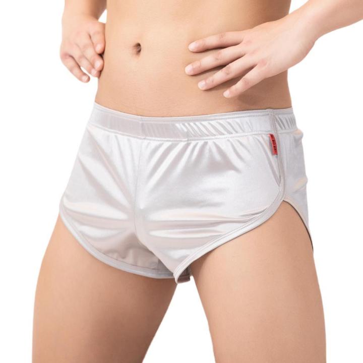 Mens%20%20Pajamas%20Boxer%20Shorts%20Smooth%20Silk%20Underwear%20Men%20Sleep%20Bottoms%20Homewear%20Lounge%20Shorts%20Male%20Panties%20Boxers%20-%20Image%204