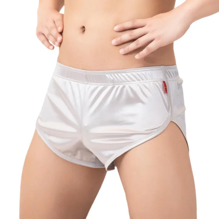 Mens%20%20Pajamas%20Boxer%20Shorts%20Smooth%20Silk%20Underwear%20Men%20Sleep%20Bottoms%20Homewear%20Lounge%20Shorts%20Male%20Panties%20Boxers%20-%20Image%204