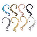 10pcs 60x36mm DIY Earrings Hair Jewelry Making Gold Silver Color Wedding Accessories Copper Metal Bridal Combs Findings. 