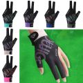 Portable Left Hand Billiards Glove Elastic Non Slip Billiard Training Gloves Breathable Three Fingers Glove Fitness Accessories.