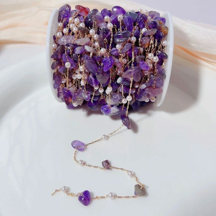 1%20Meter/lot%20Irregular%20Stone%20Beads%20Copper%20Chain%20with%204MM%20Pearls%20Beads%20Links%20for%20DIY%20Jewelry%20Necklace%20Bracelet%20Pendant%20Accessories%20-%20Image%207