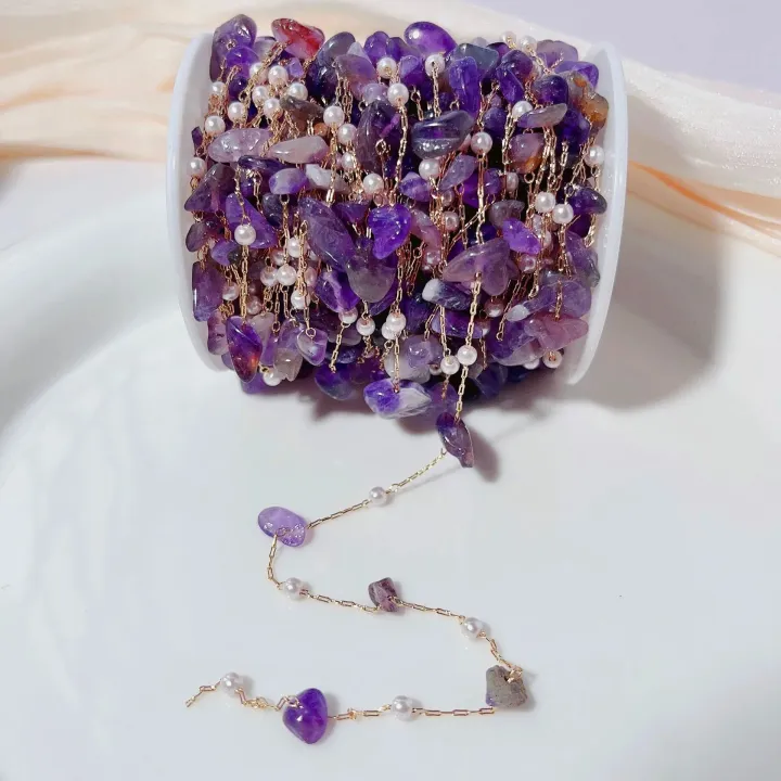 1%20Meter/lot%20Irregular%20Stone%20Beads%20Copper%20Chain%20with%204MM%20Pearls%20Beads%20Links%20for%20DIY%20Jewelry%20Necklace%20Bracelet%20Pendant%20Accessories%20-%20Image%207