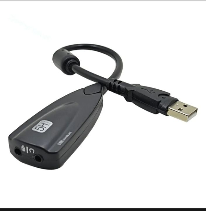 High Quality 5HV2 USB 2.0 virtual 7.1 Channel  audio external Sound card.
