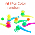 5-30PCS Suspended Blow Pipe Blow Ball Rod Game Children Balance Training Floating Blowing Ball Magic Dangling Family Kids Toy. 