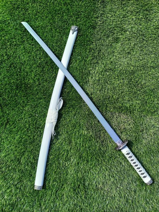 Samurai White katana Sword for home decorating and a beautiful gift