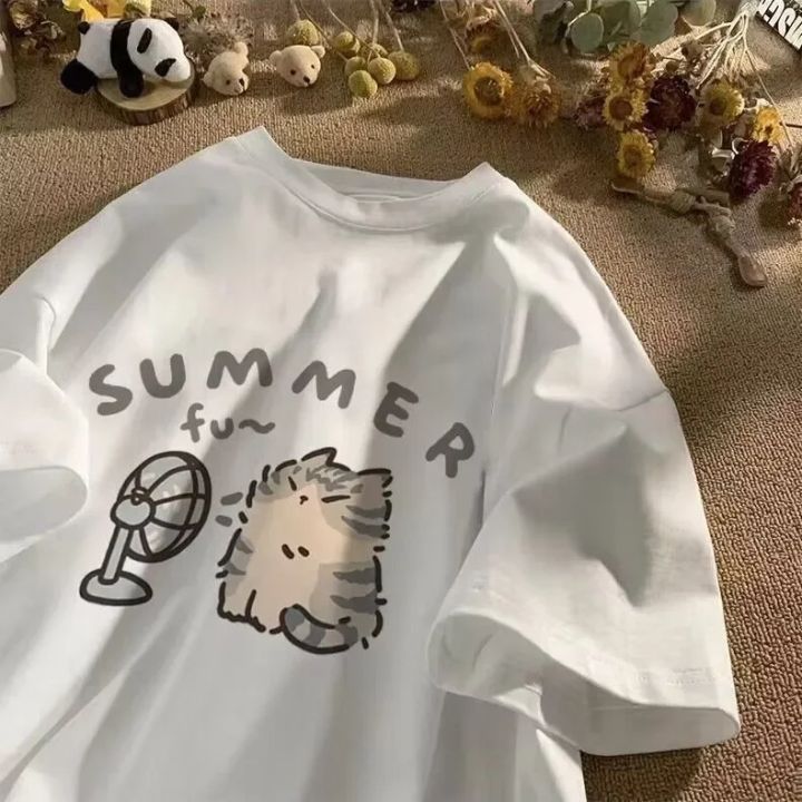 M-5XL%20Plue%20Size%20Summer%20Simple%20Casual%20Men/Women%20Harajuku%20Style%20Printed%20Plus%20Size%20Loose%20Short%20Sleeved%20T-shirt%20-%20Image%204