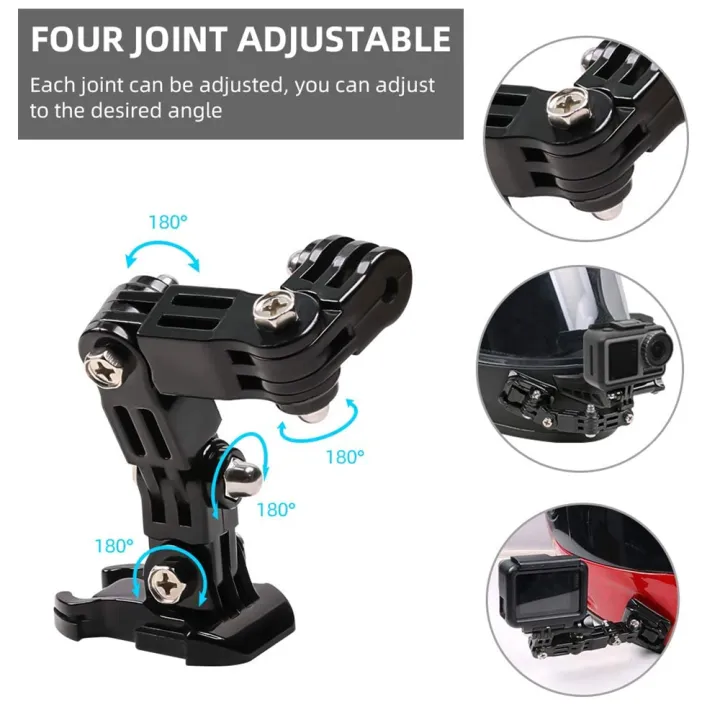 Motorcycle%20Helmet%20Mount%20For%20%20Hero%2010%209%208%207%206%205%204%203%20Yi%20osmo%20Action%20Sports%20Camera%20Mount%20Full%20Face%20Holder%20Accessories%20Strap%20-%20Image%202