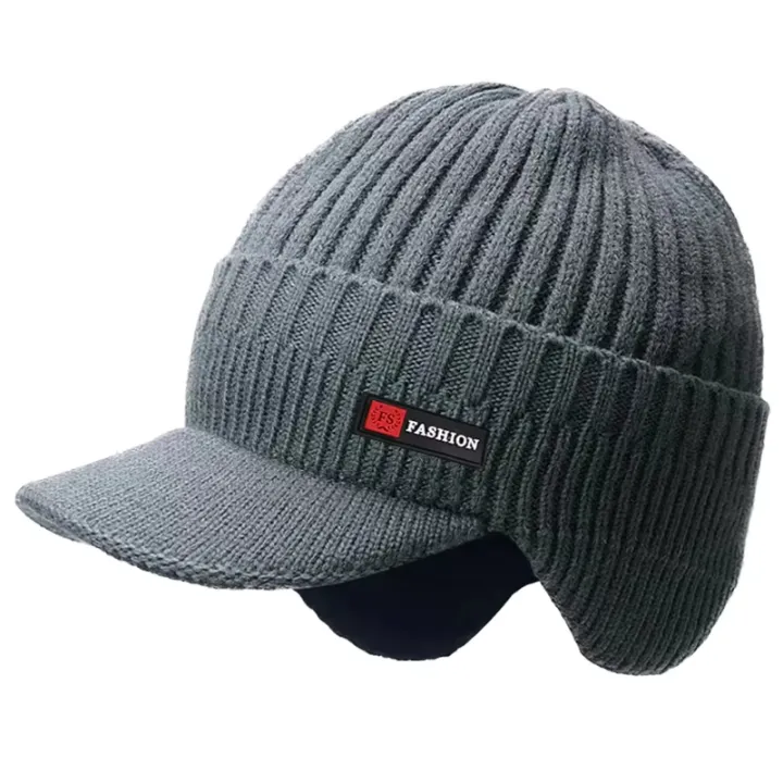 New%20Winter%20Men%20Hat%20Outdoor%20Ear%20Protection%20Warm%20Thick%20Bicycle%20Knitted%20Cap%20Scarf%20Windproof%20Visors%20Baseball%20Cap%20Male%20-%20Image%204