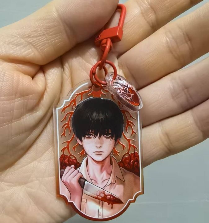 The%20Summer%20Hikaru%20Died%20Yoshiki%20Tsujinaka%20Figure%20Acrylic%20Keychain%20Backpack%20Pendant%20Decoration%20Anime%20Keyring%20Props%20Fans%20%20-%20Image%202