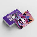 92pcs Sanrio Kuromi Cards Kawaii Kuromi Collectible Card High Definition Collectible Card  Card Double-sided LOMO Card. 
