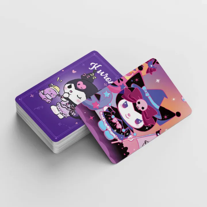 92pcs%20Sanrio%20Kuromi%20Cards%20Kawaii%20Kuromi%20Collectible%20Card%20High%20Definition%20Collectible%20Card%20%20Card%20Double-sided%20LOMO%20Card%20-%20Image%202