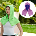 1pc Cooling Hooded Towel For Men & Women, UV Protection Quick Drying Absorbent Towels For Camping Workout Cycling, Golf, Running. 
