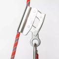 【Single】 15kn safety outdoor rock climbing cave roof tree arbost rope rescue grab self-locking device anti fall. 