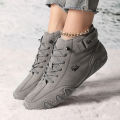Women's High Top Sneakers Outdoor Casual Walking Boots for Autumn Free Shipping Ankle Boots Fashion Anti Slip Hiking Shoes Woman.