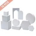 10pcs/Set Foam Geometric Cube Photography Backdrops Props Photo Background Decoration Still Life Photographic Studio Accessories. 