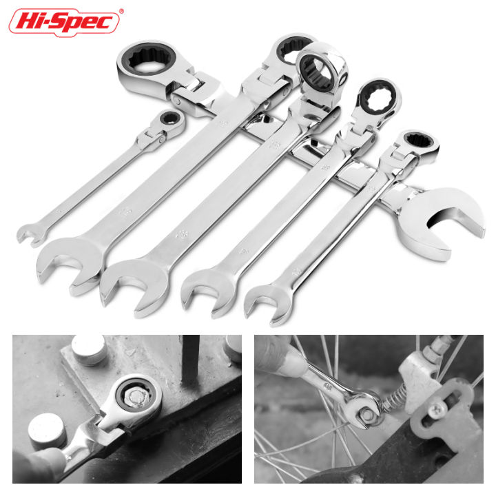 Hi-Spec 9mm Adjustable Torque Ratchet Spanner Set Universal Torx Keys ...