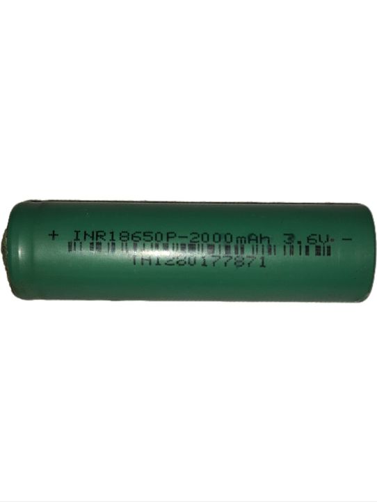 INR18650 2000mAh 3.6V Lithium-ion Battery
