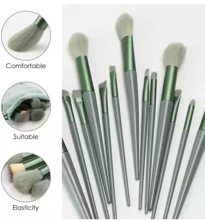 13%20pcs%20Portable%20Makeup%20Brush%20Pack%20Set-In%202%20Colors%20Pcs%20Makeup%20Brush%20Set%20With%20Storage%20Pouch%20For%20Women%20-%20Image%207