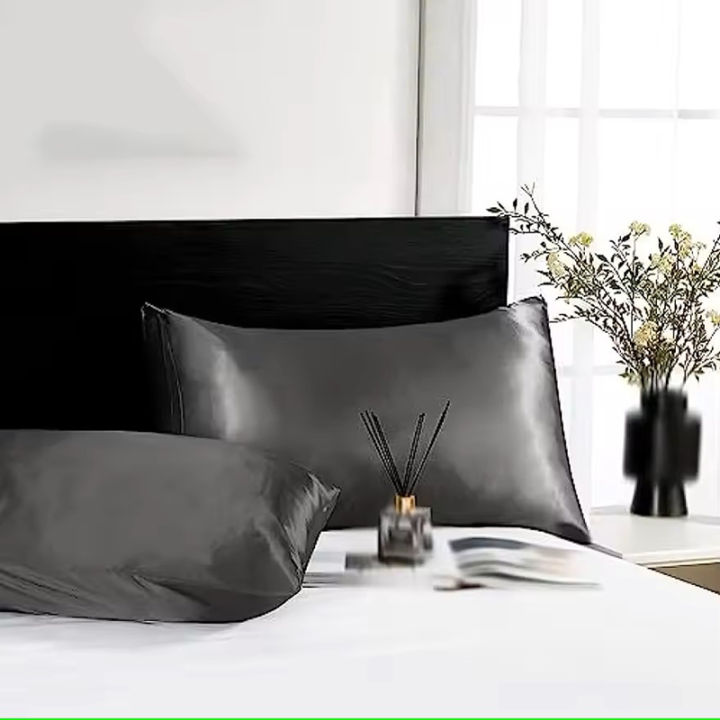 2pcs%20Satin%20Silk%20Pillowcase%20for%20Hair%20and%20Skin,%20Coral%20Pillow%20Cases%20Standard%20Size%20Set%20of%20Super%20Soft%20Pillow%20Case%20-%20Image%202