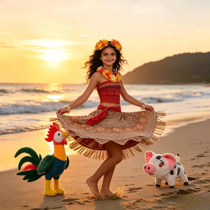 Girls%20Moana%20Princess%20Dress%20Cosplay%20Costume%20with%20Necklace%20Wig%20Set%20Summer%20Beach%20Birthday%20Party%20Outfit%20Kids%20Carnival%202-8Y%20Vestido%20-%20Image%203