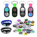 PopPuck Hand Spinner Series Elastic Pop Puck Magnet Toy Colorful Decompression Fidget Toys For Adults Kids Christmas Gifts. 