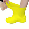 1 Pair  Rain Boot Overshoes For Outdoor Use, Silicone Waterproof Shoe Covers, Rainy Day Shoe Cover, Reusable Non-Slip Rain. 
