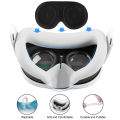 VR Accessories for Meta Quest 3, 4 in 1 Silicone Protective Case Set for Quest 3,Controller Grip Cover,VR Shell Cover,Face Cover.