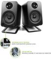 Kanto S4 Tilted Desktop Speaker Stands. 
