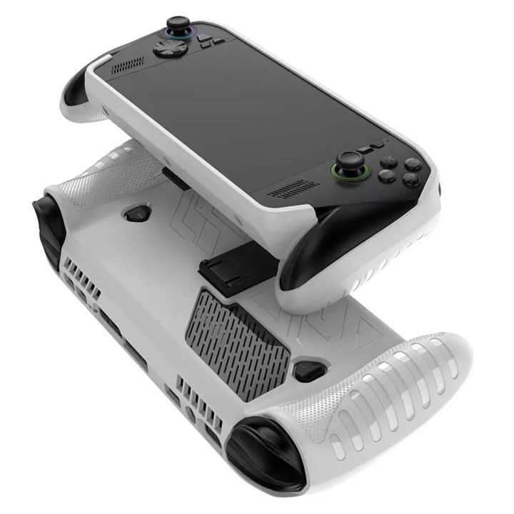 For ROG For Xbox Ally X TPU Protective Case With Back Bracket Non-slip And Anti-fall Handheld Protective Cover