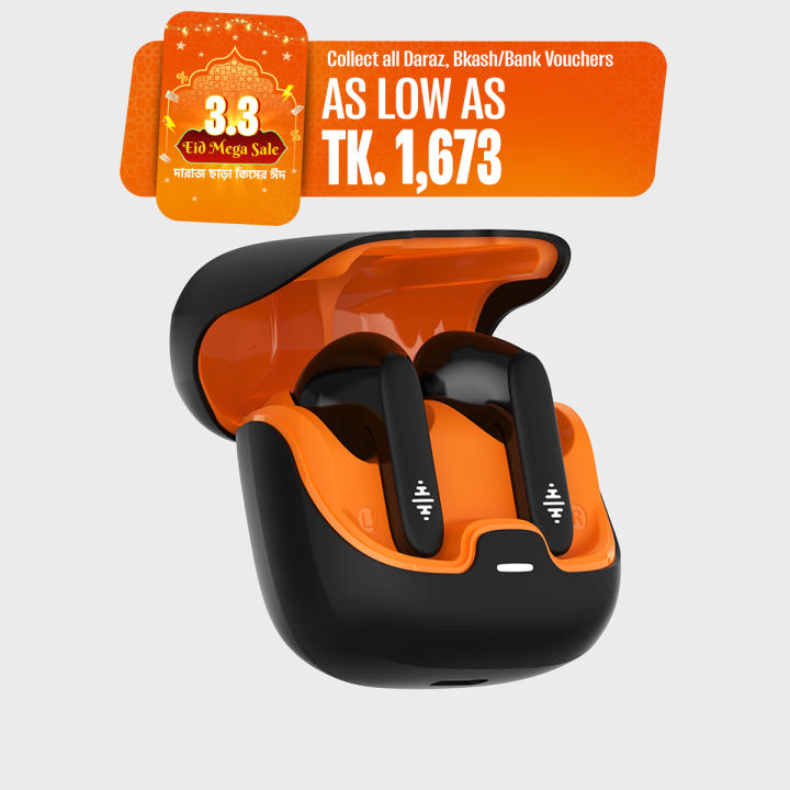 ICE PRIME PRO TWS EARBUDS | 100 HOUR PLAYTIME | PREMIUM ENC