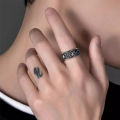 1Pcs Bague Homme Rings Cross Figure Para Hombres Jewelry Vintage Y2k Anel Punk Gothic Couple Ring Adjustable Nuevo En Anill.